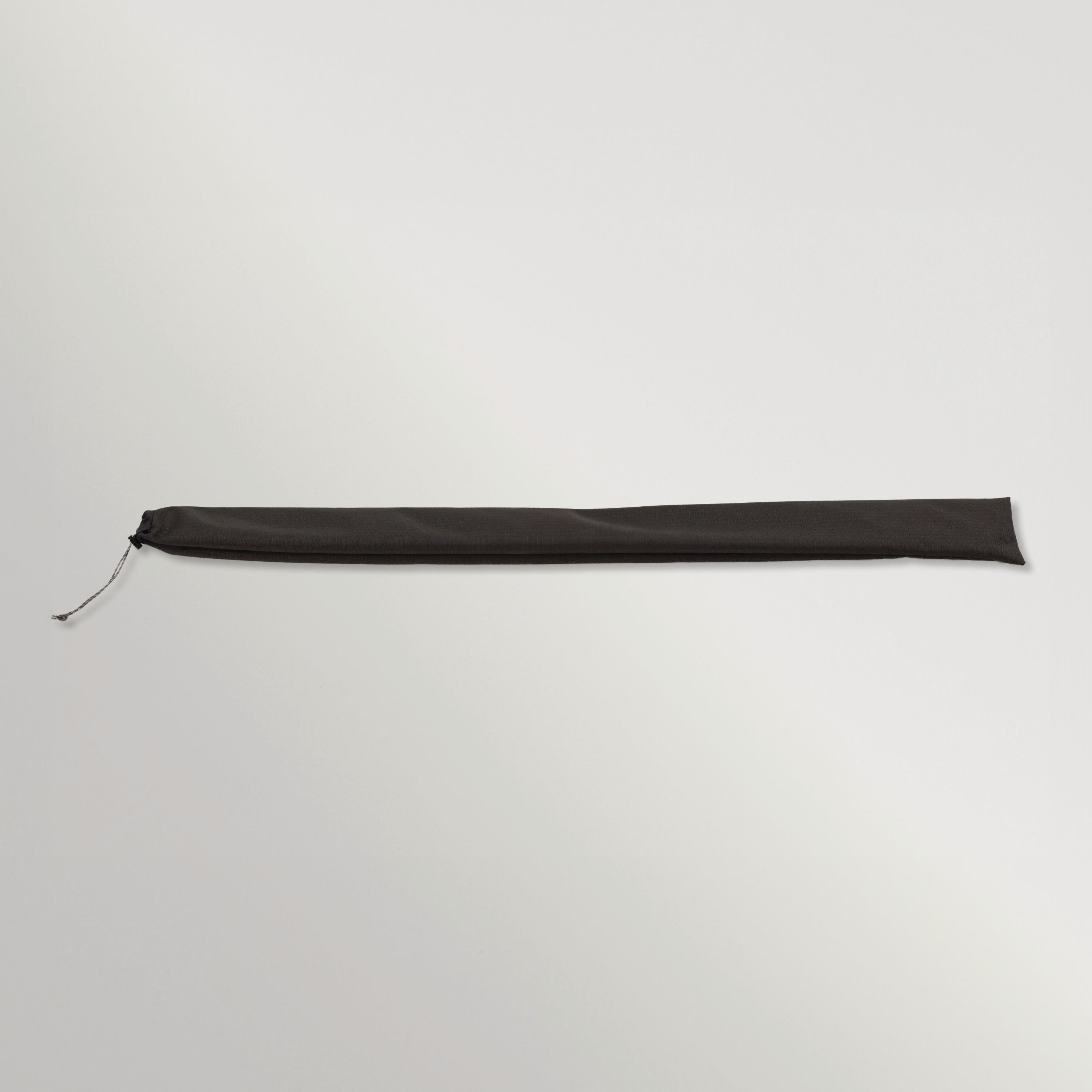 Schwarzer Stoff-Speicherbeutel mit Kordelverschluss für Ersatz-Set Federstahlstangen 4 Stück