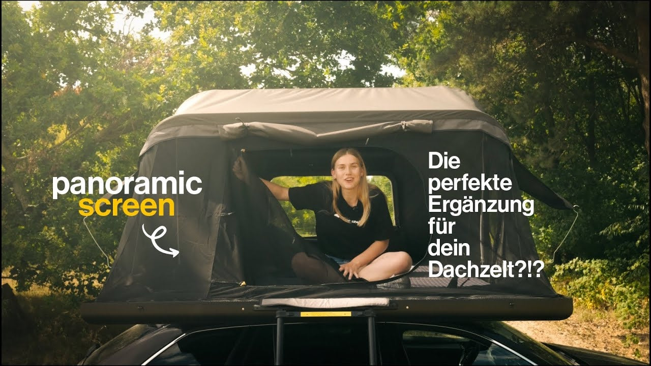 Laden Sie das Video: Aufbauanleitung Dachzelt-Panorama Moskitonetz Roof Space