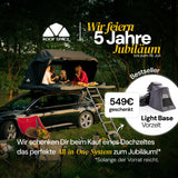 Jubiläums-Bundle Roof Space 4 + Light Base Vorzelt