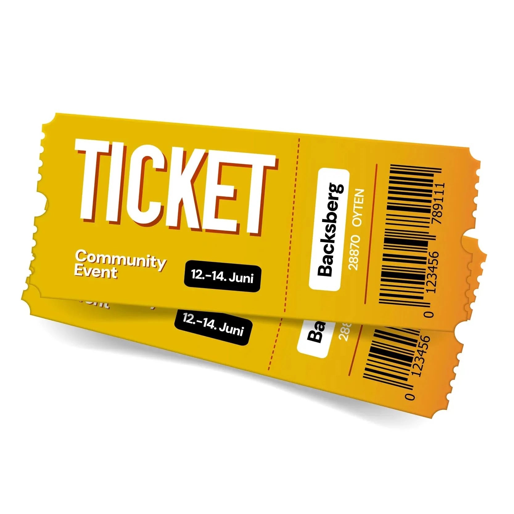 Mehrpersonen Ticket Community Event